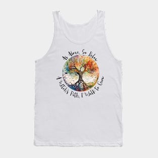 Tree of Life As Above So Below Witchy Design Tank Top